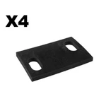 Porsche 911 912 (74-89) Front And Rear L&r Bumper Shock Base Pad Set Jp Dansk. Fixed Price $51.90.