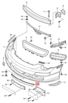Genuine Porsche 911 Carrera Spoiler Satin Black 9975055570001C. Fixed Price $87.23.