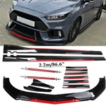 Ford Focus Front Bumper Lip Splitter Spoiler Side Skirt Glossy Black +re. Fixed Price $169.99.