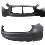 Pair Bumper Covers Facias Set Of Front & Rear For Infiniti QX70 FX37 FX35 2012. Fixed Price $583.14.