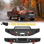 Aaiwa 1992-1997 Ford F150/F250/F350 Full Width Front+rear Bumper Kit W/light. Fixed Price $503.96.