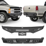 Fit Chevrolet C/k 1500/2500 1988-1998 Fleetside Model Steel Front/rear Bumper. Fixed Price $449.69.