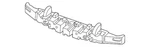Gm Oem 08-09 G8 Front Bumper Grille Components-energy Absorber 92201784. Fixed Price $290.37.