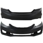 Pair Bumper Covers Facias Set Of Front & Rear Sedan For Honda Civic 2013-2015. Fixed Price $225.99.