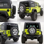 Rock Crawler Hd Rear Bumper+solid Plate Wrapped+hitch Fit 07-18 Jeep Jk Wrangler. Fixed Price $399.91.