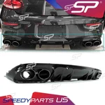 Rear Diffuser Lip+exhaust Tips C43 Style For Mercedes Benz W205 C300 Coupe 16-23. Fixed Price $259.00.