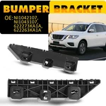 Fit For 2013-2019 Nissan Pathfinder Pair Front Outer Bumper Brackets Black 2PCS. Fixed Price $15.99.