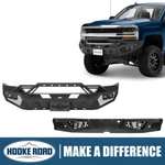 Hooke Road Front Rear Bumper W/ Winch Plate Light Fit 16-18 Chevy Silverado 1500. Fixed Price $939.56.