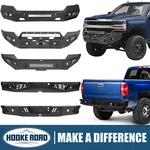 Hooke Road Steel Front / Rear Back Bumper Fit 2016-2018 Chevrolet Silverado 1500. Fixed Price $889.00.
