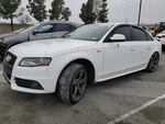 Rear Wht W/park Bumper Textured Oem 10-12 S4 Audi. Fixed Price $150.00.