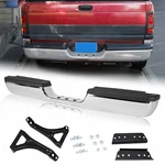 For 1994-2002 Dodge Ram 1500 2500 3500 Pickup Chrome Steel Rear Bumper Assembly. Fixed Price $226.00.