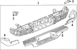 Genuine Nissan Bumper Assembly 85010-9BW2D. Fixed Price $1307.80.