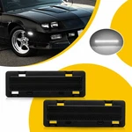 For 1982-1992 Chevy Camaro Led Side Fender Marker Light Smoked Lens White Auxito. Fixed Price $18.99.