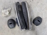 61-69 International Travelall Travelette Pickup Bumper Guards Set Nos 244603R1. Fixed Price $299.00.