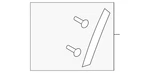 Genuine Mazda Side Cover TE69-51-W80. Fixed Price $54.28.