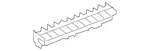 Genuine Audi Bumper Cover Support Rail 4G0-807-381-A. Fixed Price $45.56.