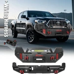 Fits 2016-2023 Toyota Tacoma Aaiwa New Front/rear Bumper Wwinch Plate&led Lights. Fixed Price $469.95.