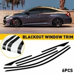 Chrome Delete Blackout Overlay Matte For Honda Civic Sedan 16-21 Window Trim Exd. Fixed Price $11.39.