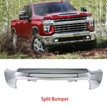 Steel Front Chrome Bumper For 2020-2023 Chevy Silverado 2500 Hd W/o Senser Hole. Fixed Price $209.00.