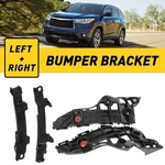Black Bumper Support Brackets Front Fit 2014 2015 2016-2019 Toyota Highlander. Fixed Price $23.74.