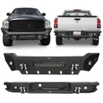 Hooke Road Steel Full Width Front Rear Bumper For Dodge Ram 1500 2006 2007 2008. Fixed Price $459.29.