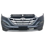 2018 Hyundai Tucson Front Bumper Grey Z5G Automatic Braking/fog Lights Oem Part. Fixed Price $660.00.