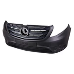 New Black Front Bumper Cover Replaces 44788504259B51 Without Fog Light Holes. Fixed Price $437.94.
