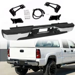 For 99-07 Silverado/sierra 2500 Hd 3500 Rear Step Bumper W/ License Plate Lights. Fixed Price $165.59.