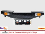 Front Bumper For 1986-95 Suzuki Samurai Painted Black Steel +turn Light Set. Fixed Price $199.99.