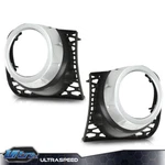 Fog Lamp Bezel Set Front Left & Right Side Fit For 10-13 Land Rover Range. Fixed Price $28.71.