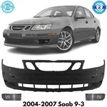 Front Bumper Cover Paintable & Fog Light Assembly Kit For 2004-2007 Saab 9-3. Fixed Price $445.00.