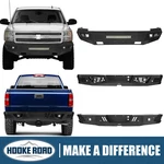 Hooke Road Front Rear Bumper W/ Light Fit 2ND Gen 07-13 Chevrolet Silverado 1500. Fixed Price $459.26.