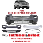 Fits 2017-2019FORD Explorer New Front Complete Bumper Cover With 4 Sensors Hole. Fixed Price $325.99.