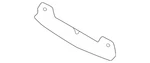 Genuine Nissan Impact Bar Bracket 53830-9FV0A. Fixed Price $83.46.