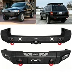 Front+rear Bumpers For 1999-2004 Jeep Grand Cherokee Wj W/winch Plate+d-rings. Fixed Price $499.99.