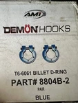 Ami Styling Demon 8804B-2 Paintable Blue Hook Round D-ring. Fixed Price $149.99.