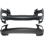 New Bumper Covers Fascias Set Of Front For Cherokee CH1014112, CH1015119 Pair. Fixed Price $287.64.