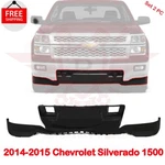 New Front Bumper Filler + Valance Panel 2PC Fits 2014-2015 Chevy Silverado 1500. Fixed Price $122.17.