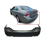 Bumper Cover 2006-2009 Ford Fusion Se, Sel W/dual Exhaust Holes Rear Primed. Fixed Price $138.93.