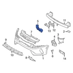 For Kia K5 2021-2024 86524L3000 Front Right Bumper Impact Absorber. Fixed Price $54.76.
