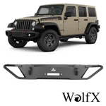 Black Duty Steel Front Bumper For 2007-2018 Jeep Wrangler Jku W/led Lights. Fixed Price $259.99.