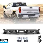Rear Bumper For 2019-2026 Gmc Sierra 1500 / Chevy Silverado Steel. Fixed Price $396.99.