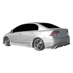 For Honda Civic 06-11 I-spec Style Fiberglass Rear Bumper Cover Unpainted. Fixed Price $260.00.