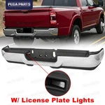 For 2019-2024 Ram 2500 3500 Pickup Rear Bumper Step W/license Plate Light Chrome. Fixed Price $379.99.