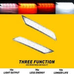Lens Led Rear Bumper Brake Light Reflector For 2013-2015 Honda Civic Sedan White. Fixed Price $8.54.