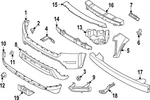 Genuine Nissan Bumper Impact Absorber 62090-9BU1A. Fixed Price $102.32.