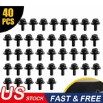 40PCS Body Bolts Screws Fastener Fender M6-1.0X 16MM-LONG 10MM-HEX 17MM-WASHER. Fixed Price $16.99.