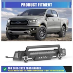 Heavy Steel Front Winch Bumper W/ Bull Bar & D-rings Ford Ranger 2019-2023. Fixed Price $282.99.