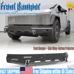 Front Bumper Fit For 2025 2024 Tesla Cybertruck W/ Wing Guard & Bottom. Fixed Price $534.97.