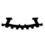 2012 2015 Tesla Model Front Bumper Lower Reinforcement Ankle 1045120-00-A. Fixed Price $139.99.